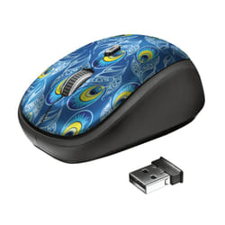 Trust Yvi mouse Ufficio Ambidestro RF Wireless Ottico 1600 DPI