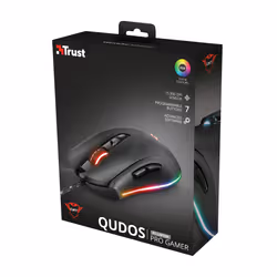 Trust GXT 900 Kudos RGB mouse Gaming Mano destra USB tipo A Ottico 15000 DPI - Vista aggiuntiva 4