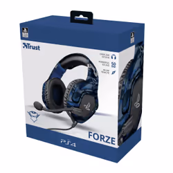 Trust GXT 488 Forze PS4 Auricolare Cablato A Padiglione Gaming Nero, Blu - Vista aggiuntiva 7