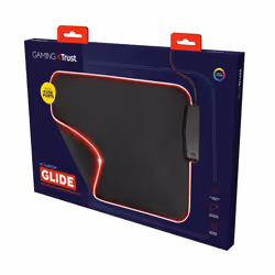 Trust GXT 765 Glide-Flex RGB Tappetino per mouse per gioco da computer Nero, Rosso - Vista aggiuntiva 4