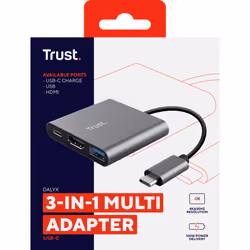 Trust Dalyx USB 3.2 Gen 1 (3.1 Gen 1) Type-C Alluminio, Nero - Vista aggiuntiva 7