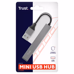 Trust Halyx USB 2.0 480 Mbit/s Alluminio - Vista aggiuntiva 6