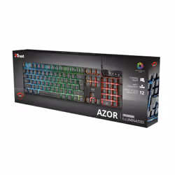 Trust GXT 835 Azor tastiera Gaming USB QWERTY Italiano Nero - Vista aggiuntiva 7
