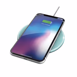Trust 23865 Caricabatterie per dispositivi mobili Smartphone Turchese AC, USB Carica wireless Ricarica rapida Interno