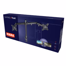Trust GXT 1120 Mara Dual Monitor Arm 32" Scrivania Nero - Vista aggiuntiva 6