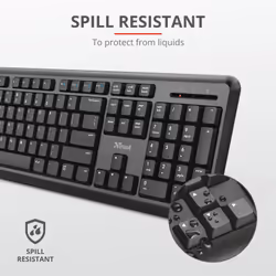 Trust TKM-350 tastiera Mouse incluso Universale RF Wireless QWERTY Italiano Nero - Vista aggiuntiva 4