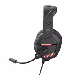 Trust GXT 448 Nixxo Auricolare Cablato A Padiglione Gaming USB tipo A Nero, Rosso - Vista aggiuntiva 4