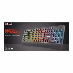 Trust Ziva tastiera Gaming USB QWERTY Italiano Nero - Vista aggiuntiva 6