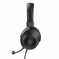 Trust HS-250 Auricolare Cablato A Padiglione Musica e Chiamate Nero - Vista aggiuntiva 5