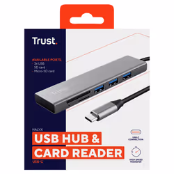 Trust Halyx USB 3.2 Gen 1 (3.1 Gen 1) Type-C 104 Mbit/s Alluminio - Vista aggiuntiva 6