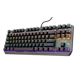 Trust GXT 834 Callaz tastiera Gaming USB QWERTY Inglese Nero