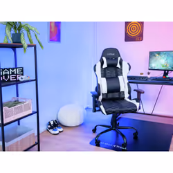 Trust GXT 708W Resto Sedia per gaming universale Nero, Bianco - Vista aggiuntiva 7