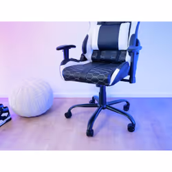 Trust GXT 708W Resto Sedia per gaming universale Nero, Bianco - Vista aggiuntiva 8