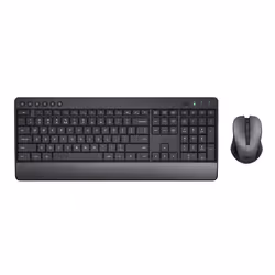 Trust Trezo tastiera Mouse incluso Universale RF Wireless Francese Nero