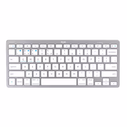 Trust 24651 tastiera Universale Bluetooth QWERTY Inglese US Argento