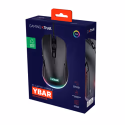Trust GXT 922 YBAR mouse Gaming Mano destra USB tipo A Ottico 7200 DPI - Vista aggiuntiva 6