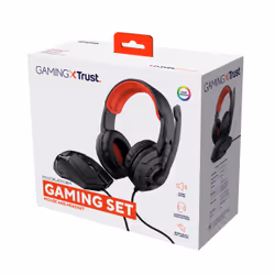 Trust 24761 cuffia e auricolare Cablato A Padiglione Gaming Nero, Rosso - Vista aggiuntiva 6