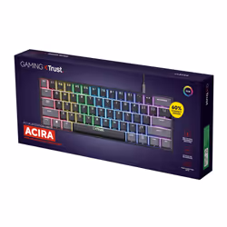 Trust GXT 867 Acira tastiera Gaming USB QWERTY Italiano Nero - Vista aggiuntiva 7