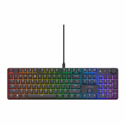 Trust GXT 866 TORIX, Cablato, USB, Interruttore a chiave meccanica, QWERTY, LED RGB, Nero