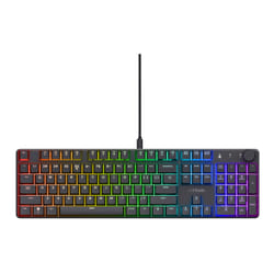 Trust GXT 866 TORIX tastiera Gaming USB QWERTY US International Nero
