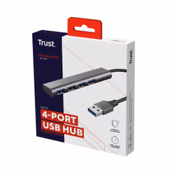 Trust Halyx USB 3.2 Gen 1 (3.1 Gen 1) Type-A 5 Mbit/s Nero, Grigio - Vista aggiuntiva 7