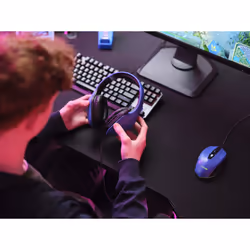 Trust GXT 415B Zirox Auricolare Cablato A Padiglione Gaming Blu - Vista aggiuntiva 8