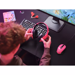 Trust GXT 415P Zirox Auricolare Cablato A Padiglione Gaming Rosa - Vista aggiuntiva 8