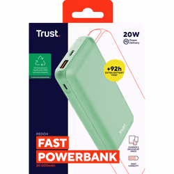 Trust Redoh Ioni di Litio 20000 mAh Verde - Vista aggiuntiva 6
