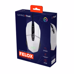 Trust GXT 109W Felox mouse Gaming Mano destra USB tipo A Ottico 6400 DPI - Vista aggiuntiva 6