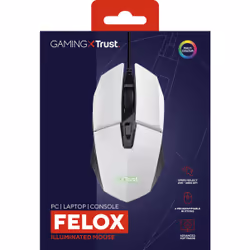 Trust GXT 109W Felox mouse Gaming Mano destra USB tipo A Ottico 6400 DPI - Vista aggiuntiva 7
