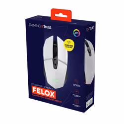 Trust GXT 110 FELOX mouse Gaming Mano destra RF Wireless Ottico 4800 DPI - Vista aggiuntiva 6