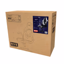 Trust GXT 703W RIYE Sedia per gaming universale Nero, Bianco - Vista aggiuntiva 6