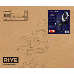 Trust GXT 703W RIYE Sedia per gaming universale Nero, Bianco - Vista aggiuntiva 7