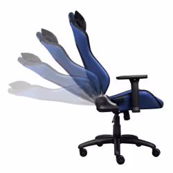 Trust GXT 714 RUYA Sedia per gaming universale Nero, Blu - Vista aggiuntiva 4
