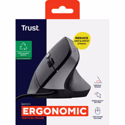 Trust Bayo II mouse Mano destra USB tipo A 2400 DPI - Vista aggiuntiva 8