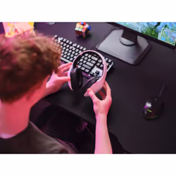 Trust GXT 415W Zirox Auricolare Cablato A Padiglione Gaming Bianco - Vista aggiuntiva 8