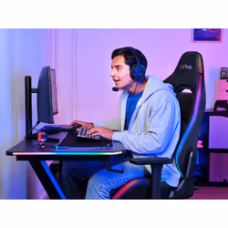 Trust GXT 719 Ruya Sedia da gaming per PC Seduta imbottita Nero - Vista aggiuntiva 8