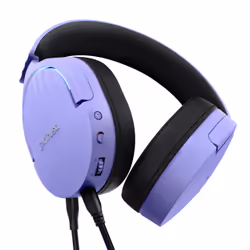 Trust GXT 490P FAYZO Auricolare Cablato A Padiglione Gaming USB tipo A Nero, Viola - Vista aggiuntiva 5