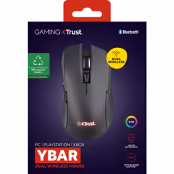 Trust GXT 931 Ybar mouse Gaming Mano destra Bluetooth Laser 7200 DPI - Vista aggiuntiva 8