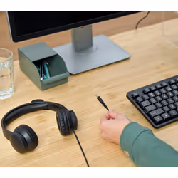 Trust HS-150 Auricolare Cablato A Padiglione Ufficio Nero - Vista aggiuntiva 8