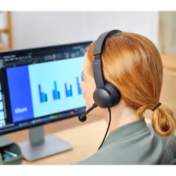 Trust HS-260 Auricolare Cablato Passanuca Ufficio USB tipo A Nero - Vista aggiuntiva 6