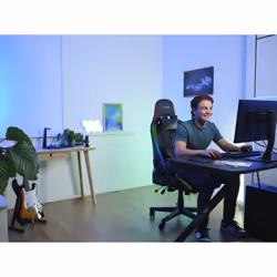 Trust GXT 716 Rizza Sedia per gaming universale Sedia tappezzata Nero - Vista aggiuntiva 8
