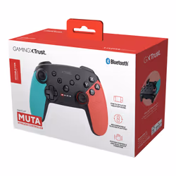 Trust GXT 1246B Muta Nero, Blu, Rosso Bluetooth Gamepad Nintendo Switch, Nintendo Switch Lite - Vista aggiuntiva 6