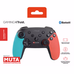 Trust GXT 1246B Muta Nero, Blu, Rosso Bluetooth Gamepad Nintendo Switch, Nintendo Switch Lite - Vista aggiuntiva 7