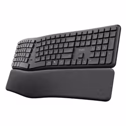 Trust Keyra Tastiera wireless multi-dispositivo ergonomica - Vista aggiuntiva 2