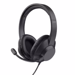 Trust Ayda Max, Cablato, Ufficio, 20 - 20000 Hz, 167 g, Auricolare, Nero