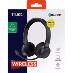 Trust Ayda Auricolare Con cavo e senza cavo A Padiglione Musica e Chiamate USB tipo-C Bluetooth Nero - Vista aggiuntiva 8