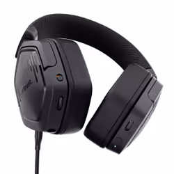 Trust GXT 493 Carus Auricolare Con cavo e senza cavo A Padiglione, Casco Gaming USB Type-C / USB Type-A Bluetooth Nero