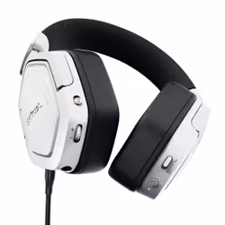 Trust GXT 493W Carus Auricolare Con cavo e senza cavo A Padiglione, Casco Gaming USB Type-C / USB Type-A Bluetooth Bianco