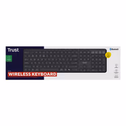 Trust Vaiya tastiera Universale USB + RF Wireless + Bluetooth Italiano Nero - Vista aggiuntiva 7